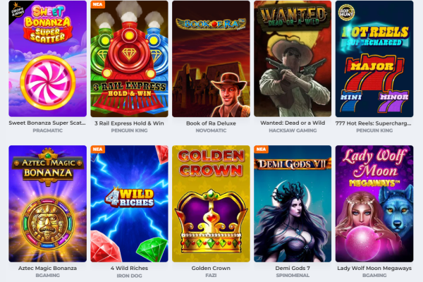 BetRiot καζίνο — δημοφιλή παιχνίδια και κουλοχέρηδες